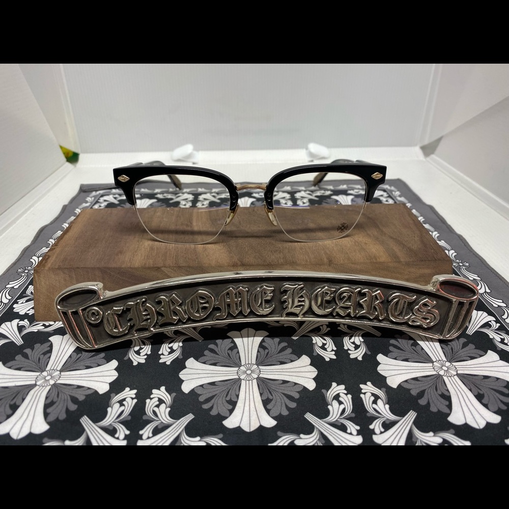 Chrome Hearts “NEENERS” Black/Gold Plated!!